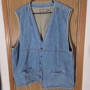 Men's Classic Blue Territory Ahead Denim Vest